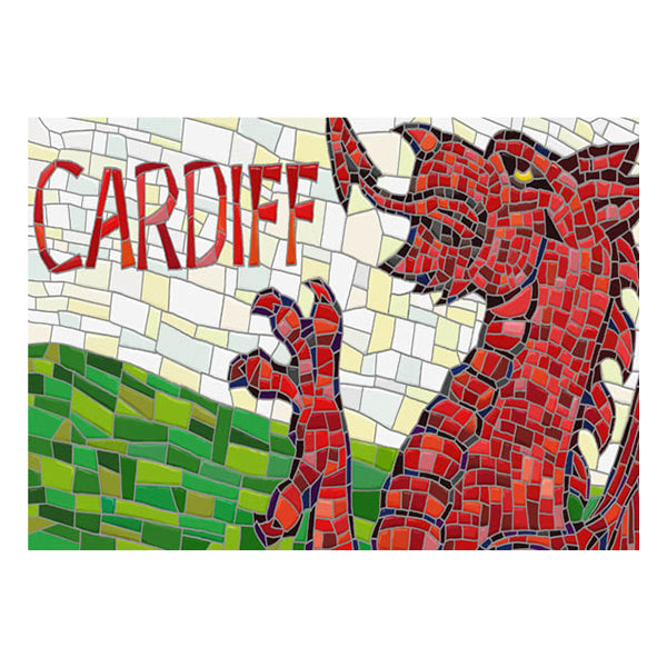 0300 - CC Cardiff Dragon mosaic