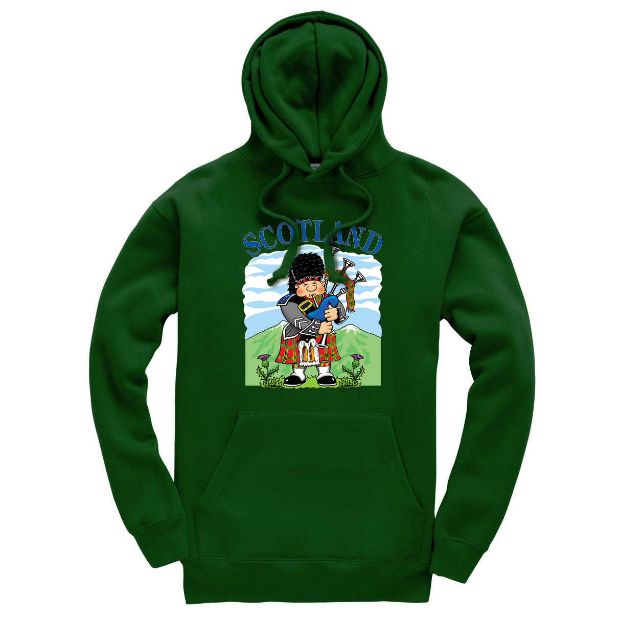 0155 - Cartoon Piper (Bottle Green)