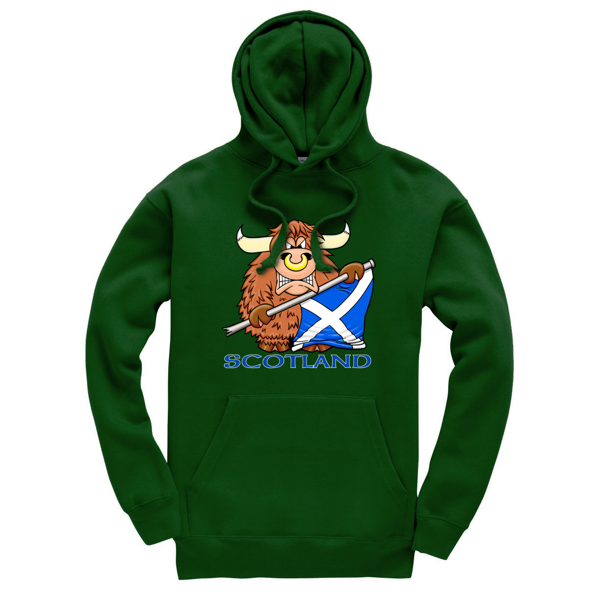 0153 - Cow Flag (Bottle Green)