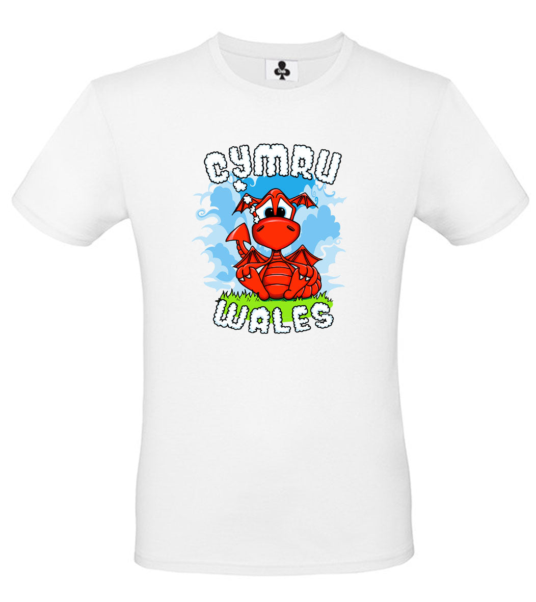 0156 - Cute Dragon Wales (White)