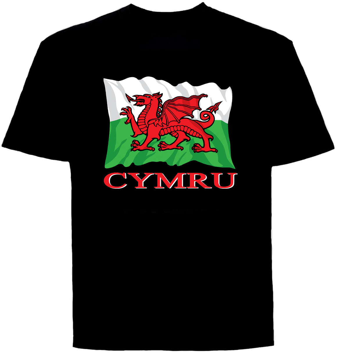 0104 - Cymru Flag (Black)