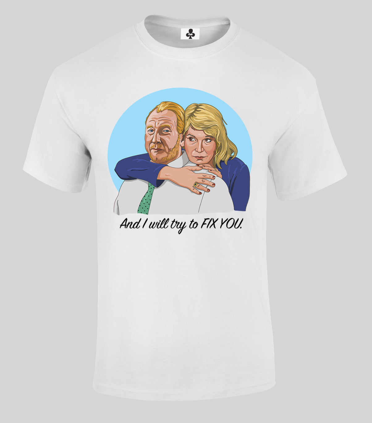 0135 - Pete & Dawn T-Shirt (Red)