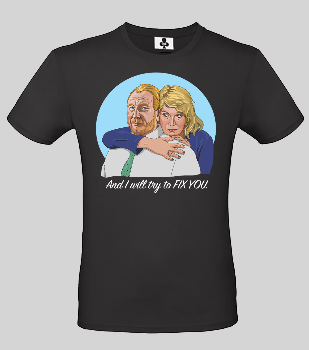 0135 - Pete & Dawn T-Shirt (White)