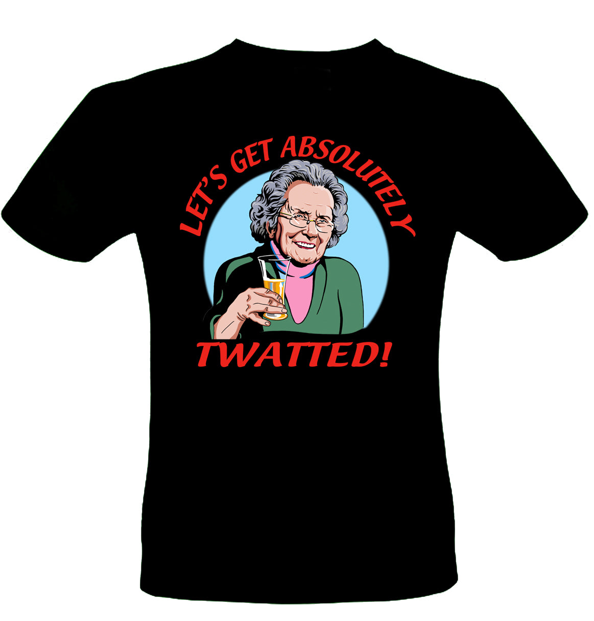 0135 - Doris Twatted T-Shirt (Black)