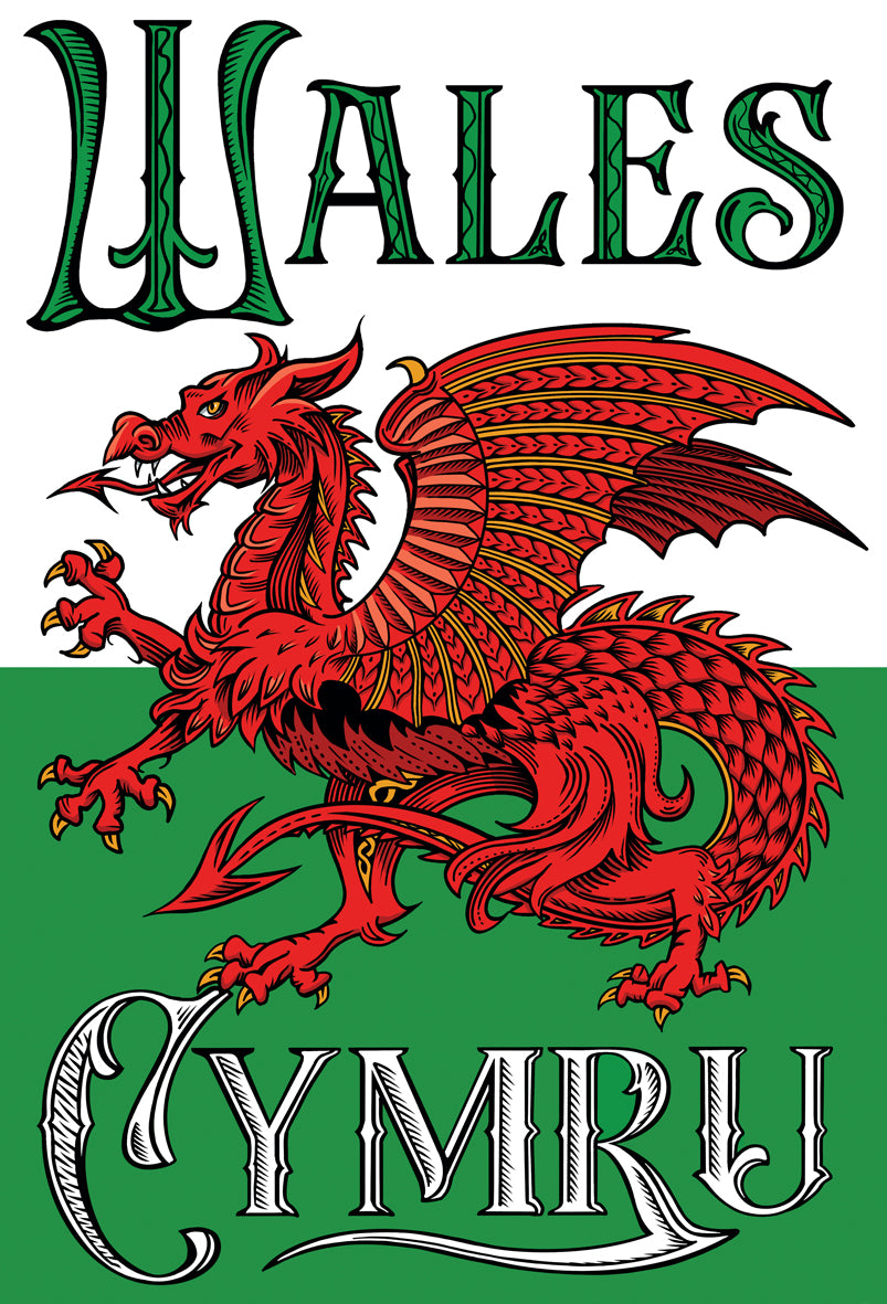 0346 - Tattoo Dragon Tea Towel