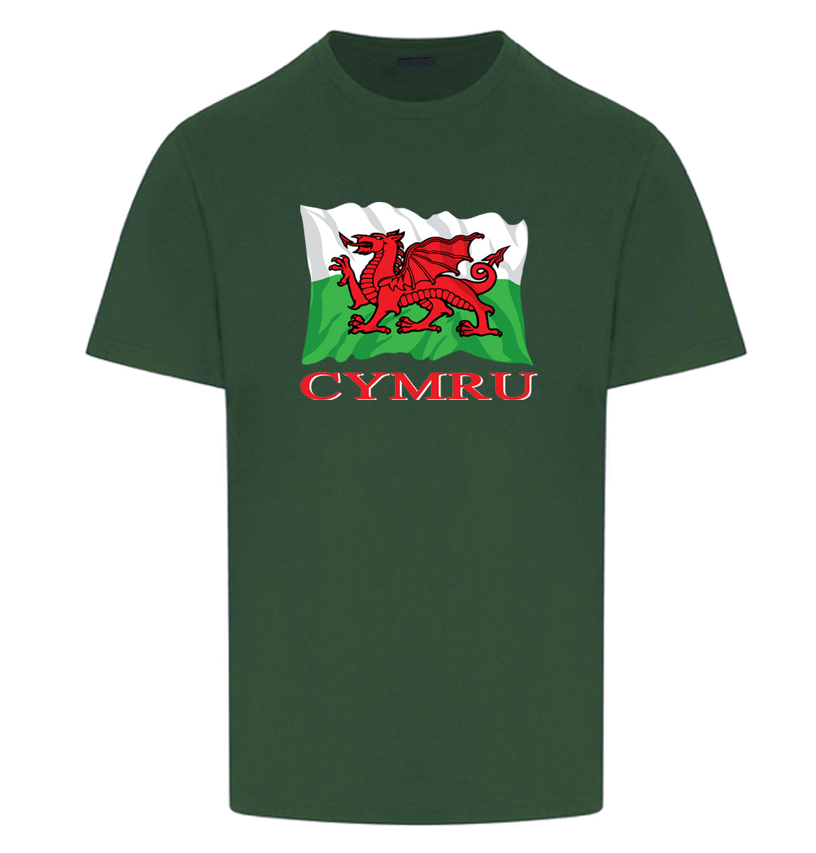 0166 - Welsh Flag (Bottle Green)