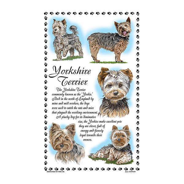 0392 - Yorkshire Terrier Tea Towel