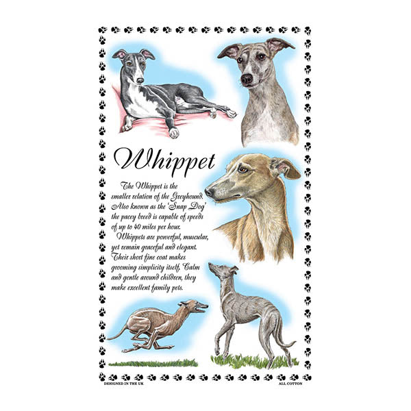 0391 - Whippet Tea Towel