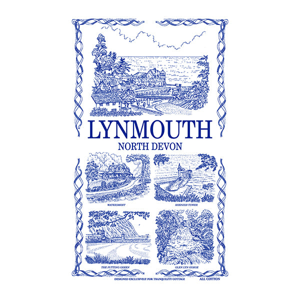 Lynmouth Tea Towel