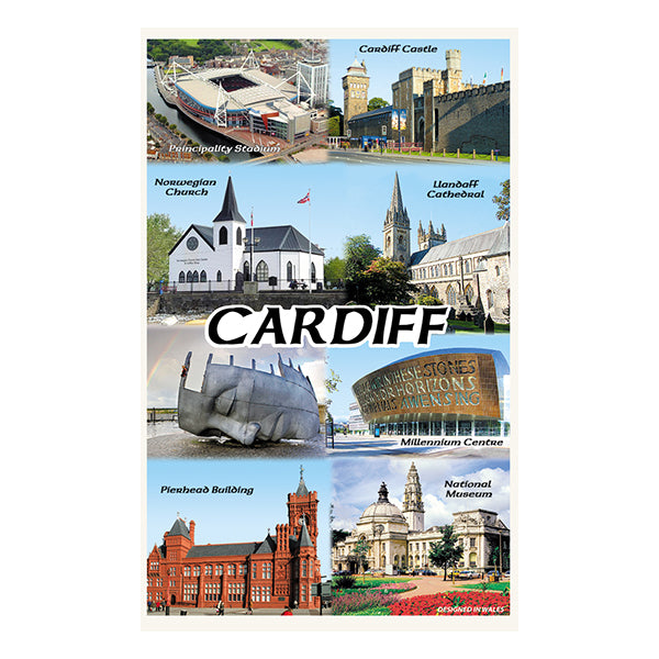Cardiff Multi Tea Towel