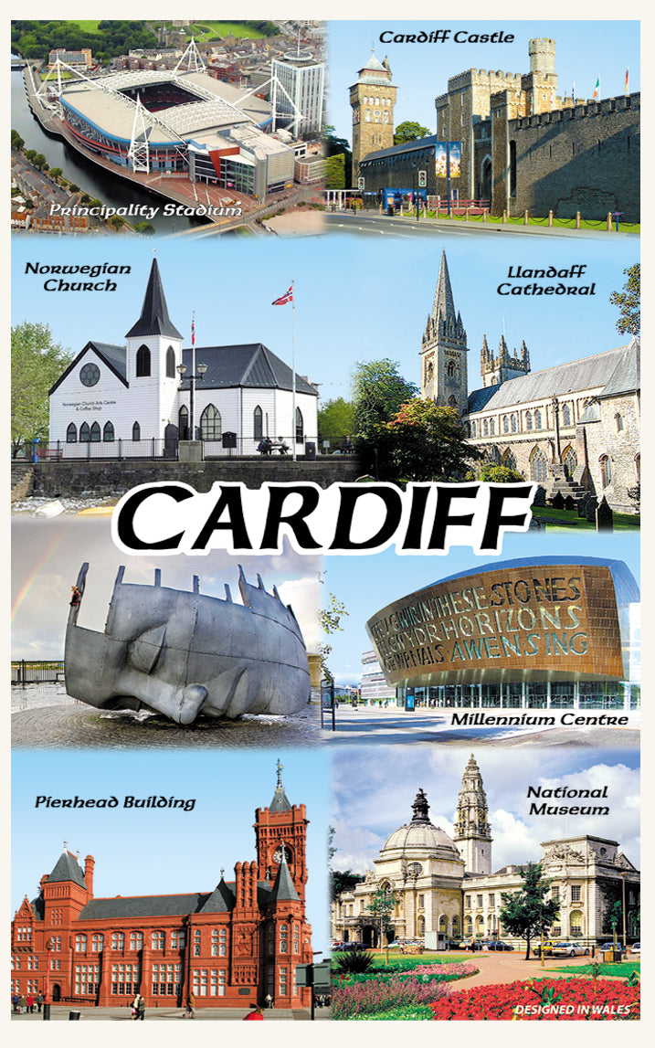 Cardiff Multi Tea Towel