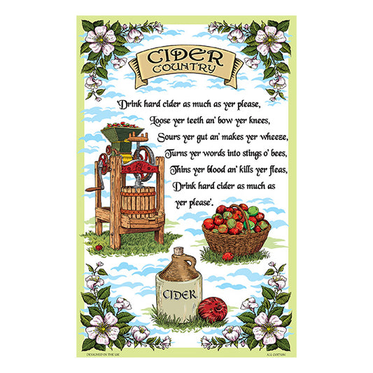 0333 - Cider country Tea Towel