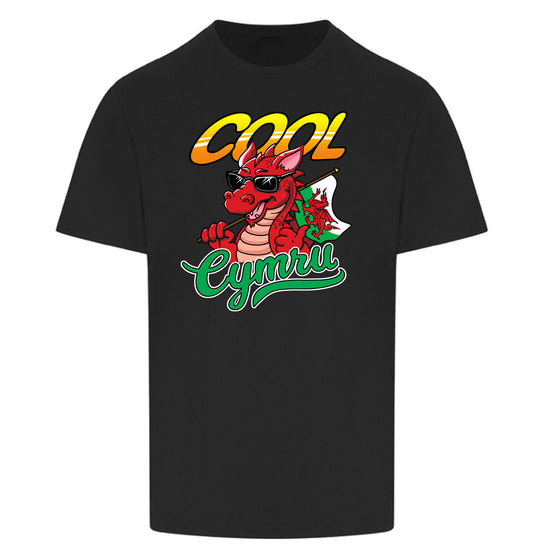 0186 - Cool Cymru Dragon (Black)