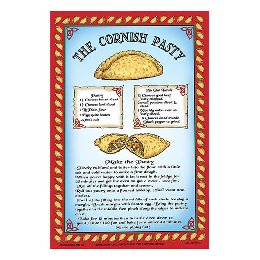 Cornish Pasty Tea Towel