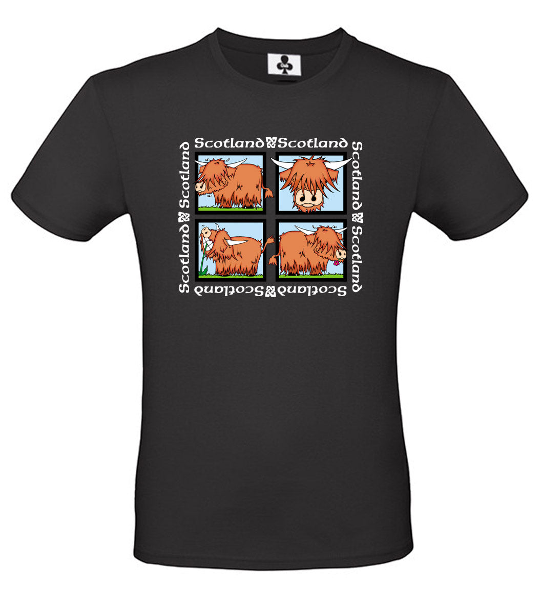 0151 - Cow 4 Pic (Black)