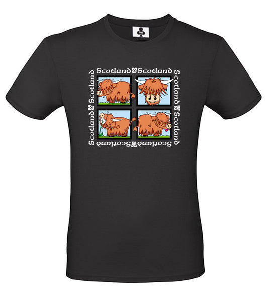 0151 - Cow 4 Pic (Black)