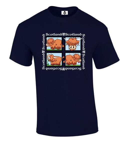 0151 - Cow 4 Pic (Navy)