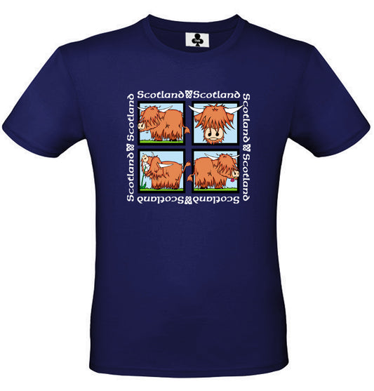 0137 - Cow 4 Pic (Navy)