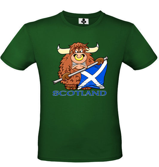 0138 - Cow Flag (Bottle Green)