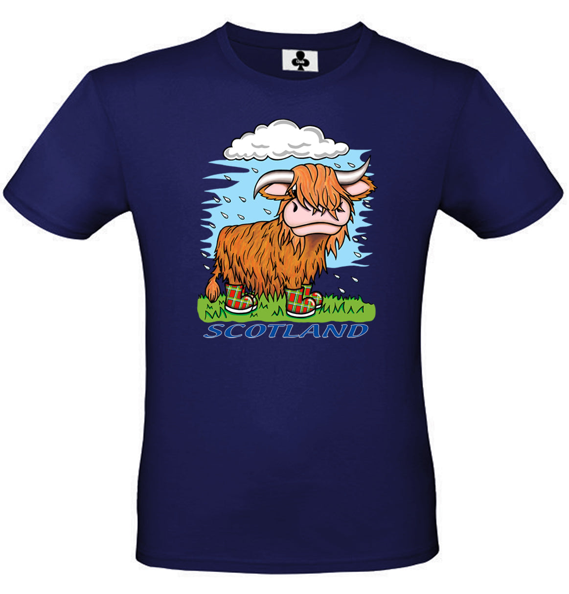 0180 - Cow Rain (Navy)