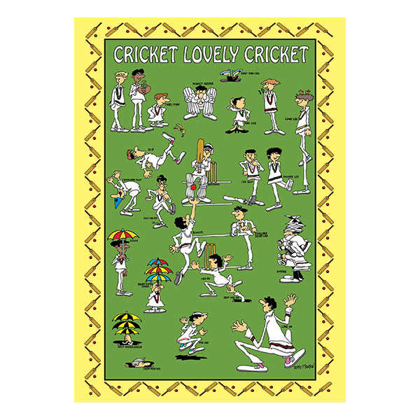 Cricket Tea Towel