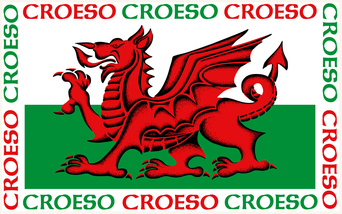 0397 - Croeso Tea Towel