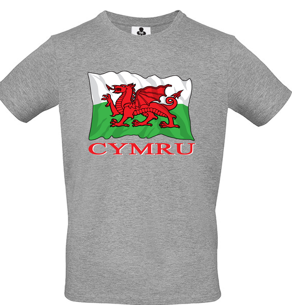 0104 - Cymru Flag (Grey)