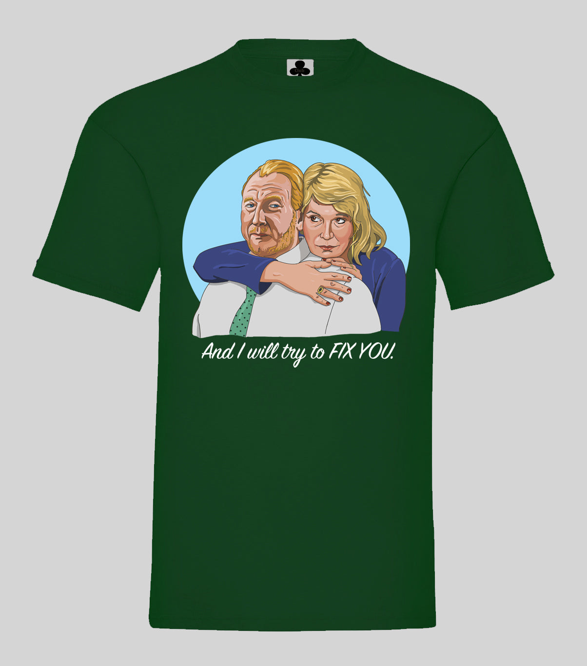 0135 - Pete & Dawn T-Shirt (Red)