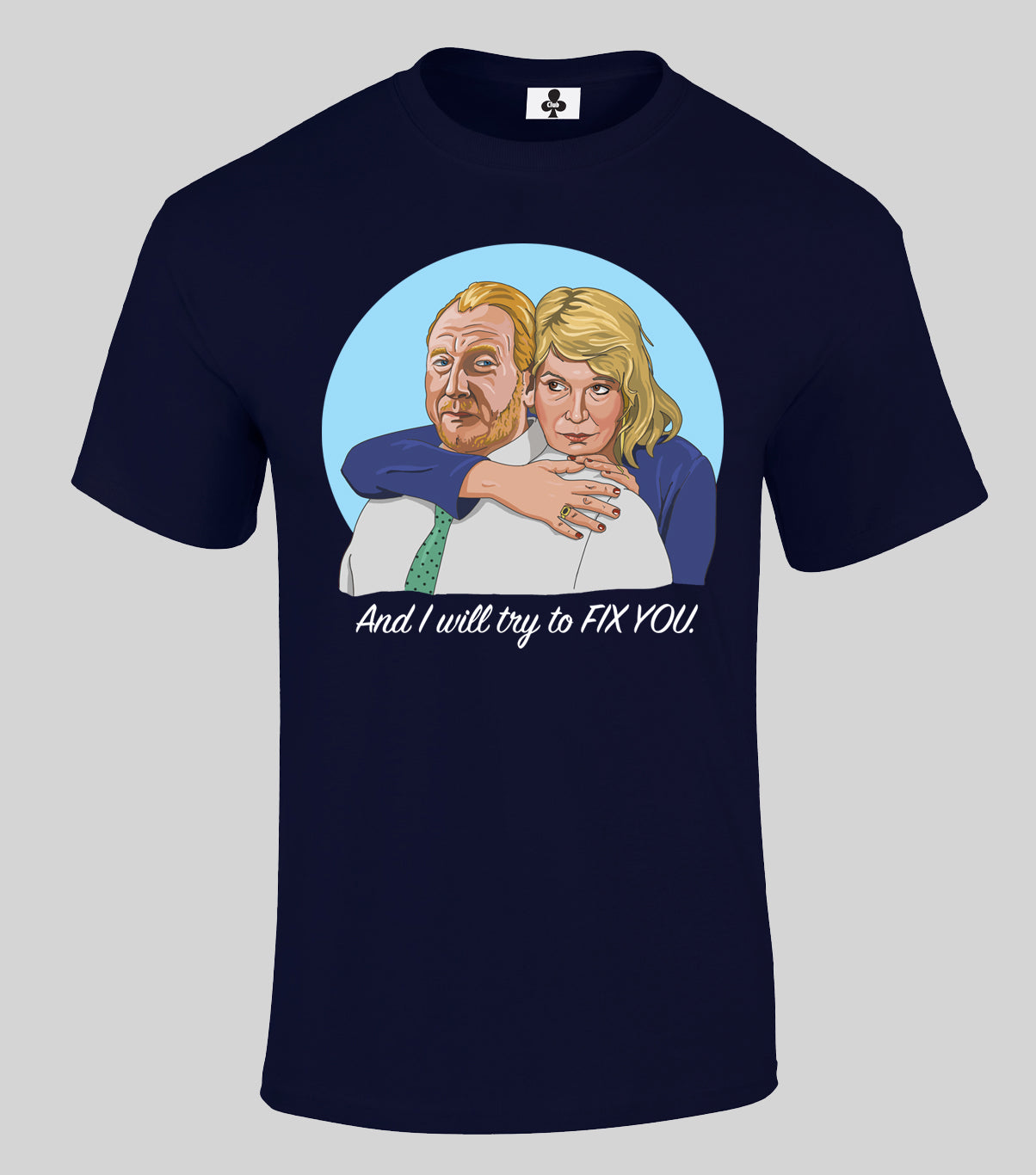 0135 - Pete & Dawn T-Shirt (Red)