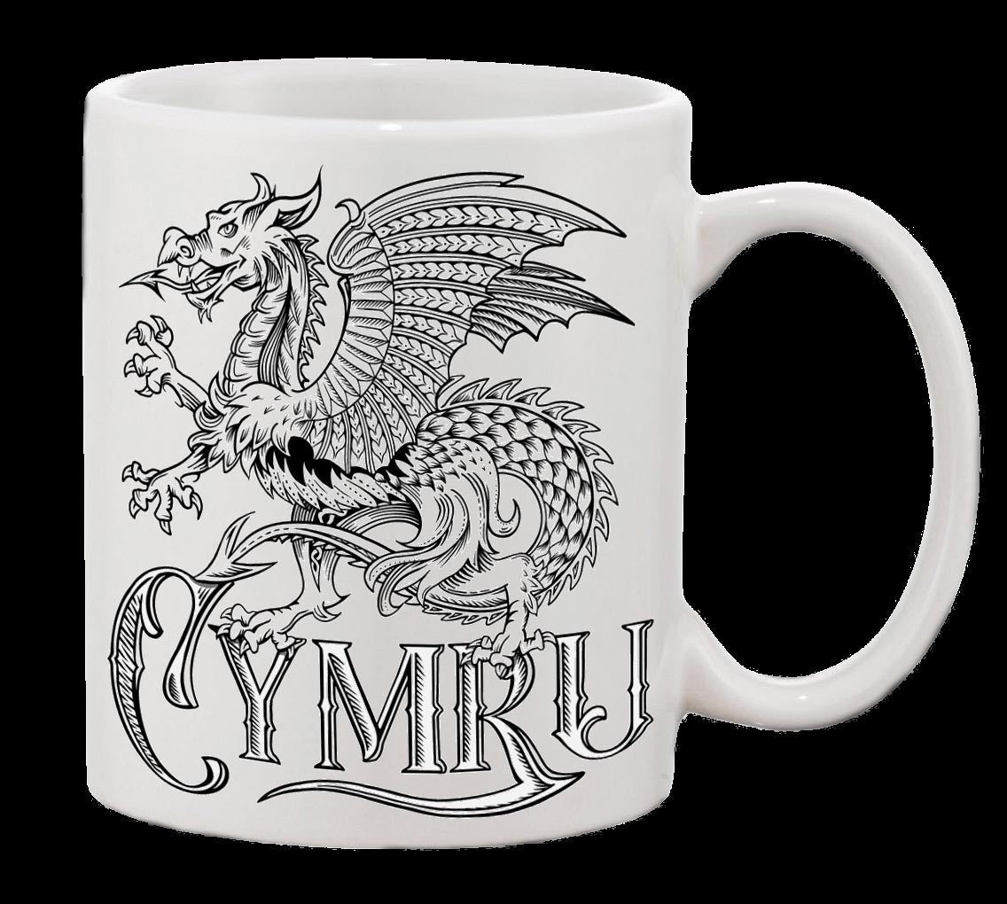 0460 - Dragon tattoo black on white