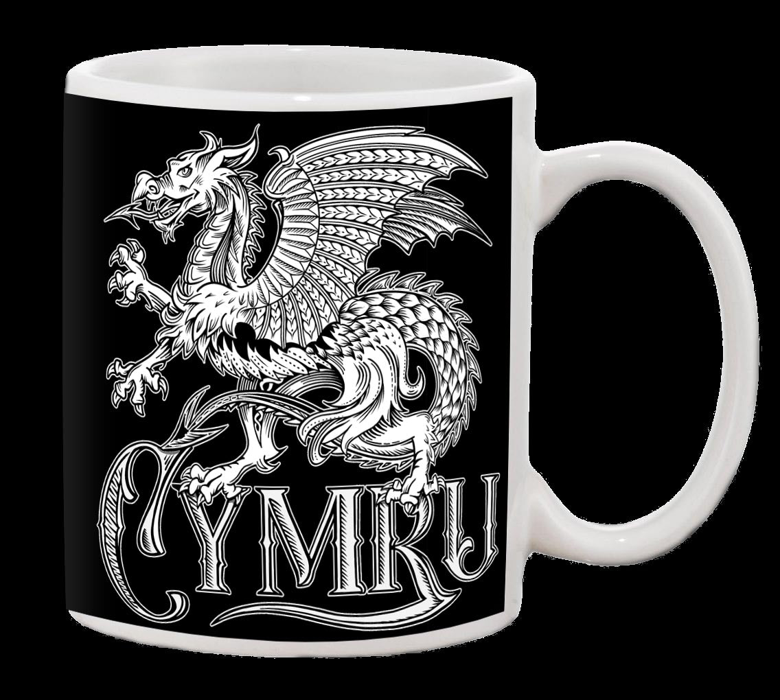 0460 - Dragon tattoo white on black