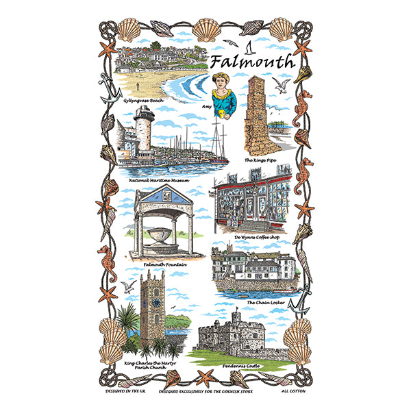 Falmouth Tea Towel