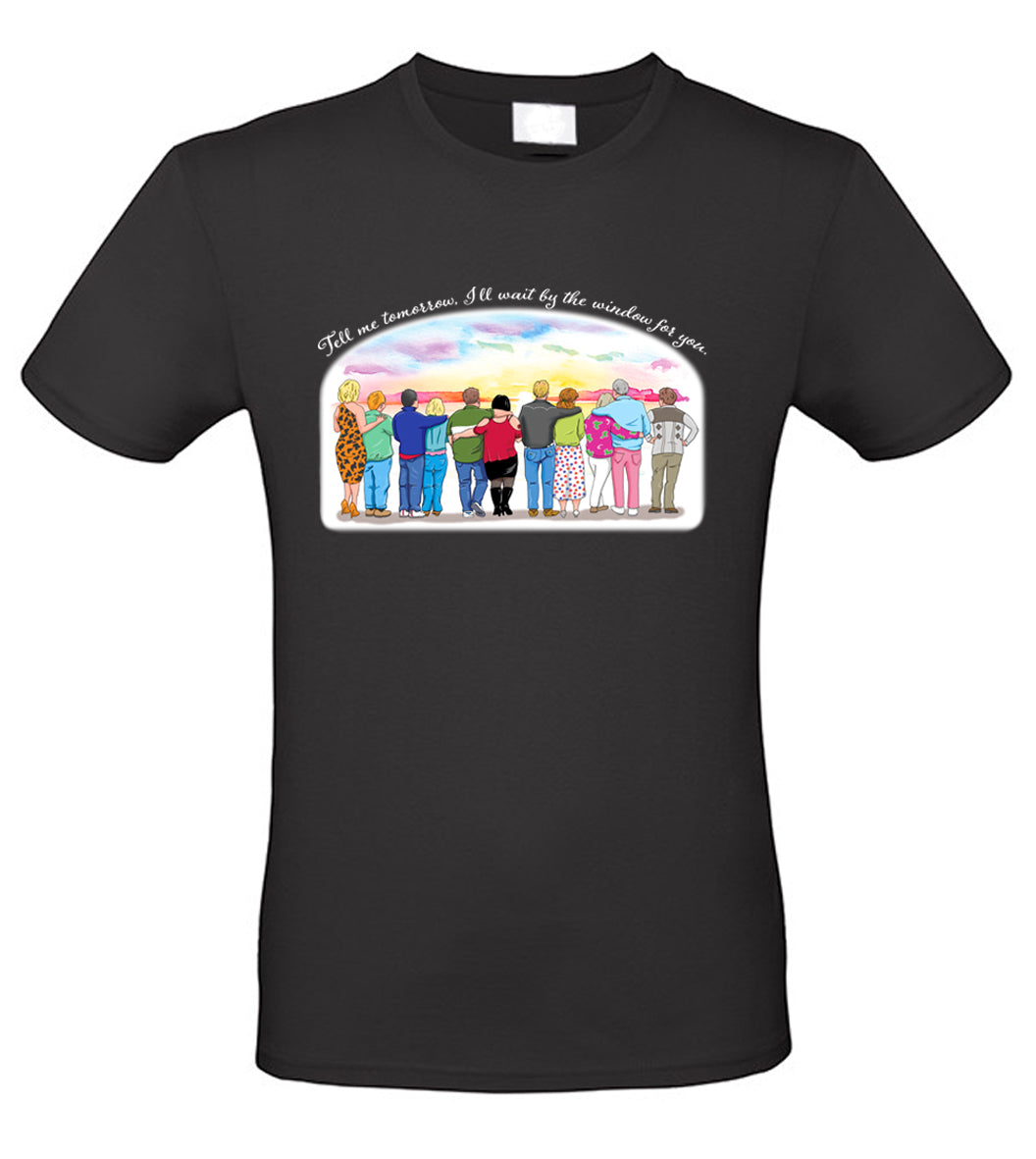 0135 - Tell Me Tomorrow Cast T-Shirt (Black)