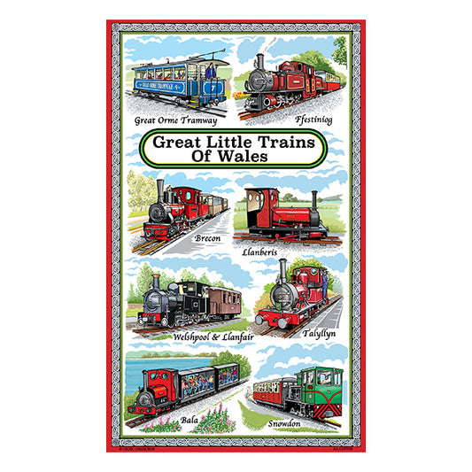 0398 - Great Little Trains Tea Towel