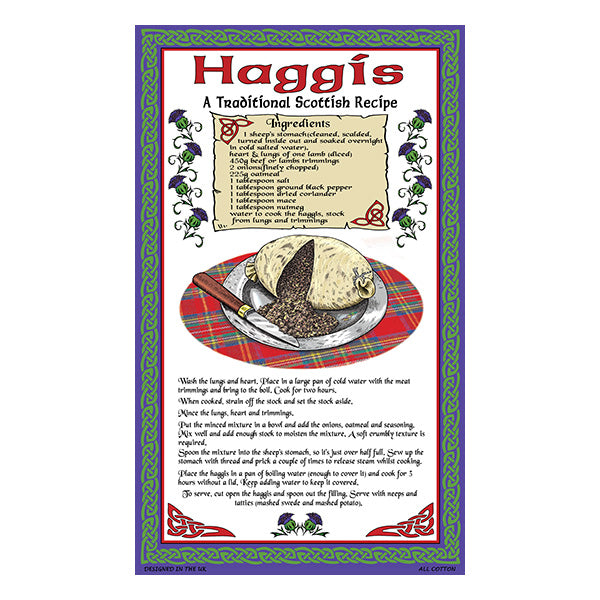 0349 - Haggis Tea Towel