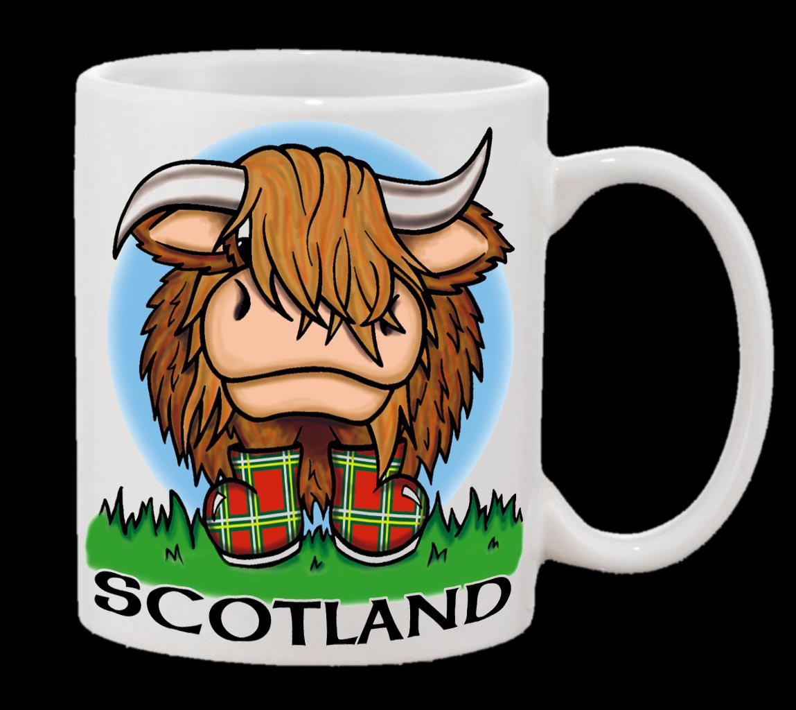 0476 - Highland Cow Front + Back