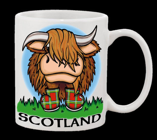 0476 - Highland Cow Front + Back