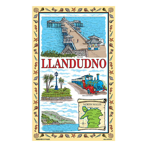 0332 - Llandudno Tea Towel