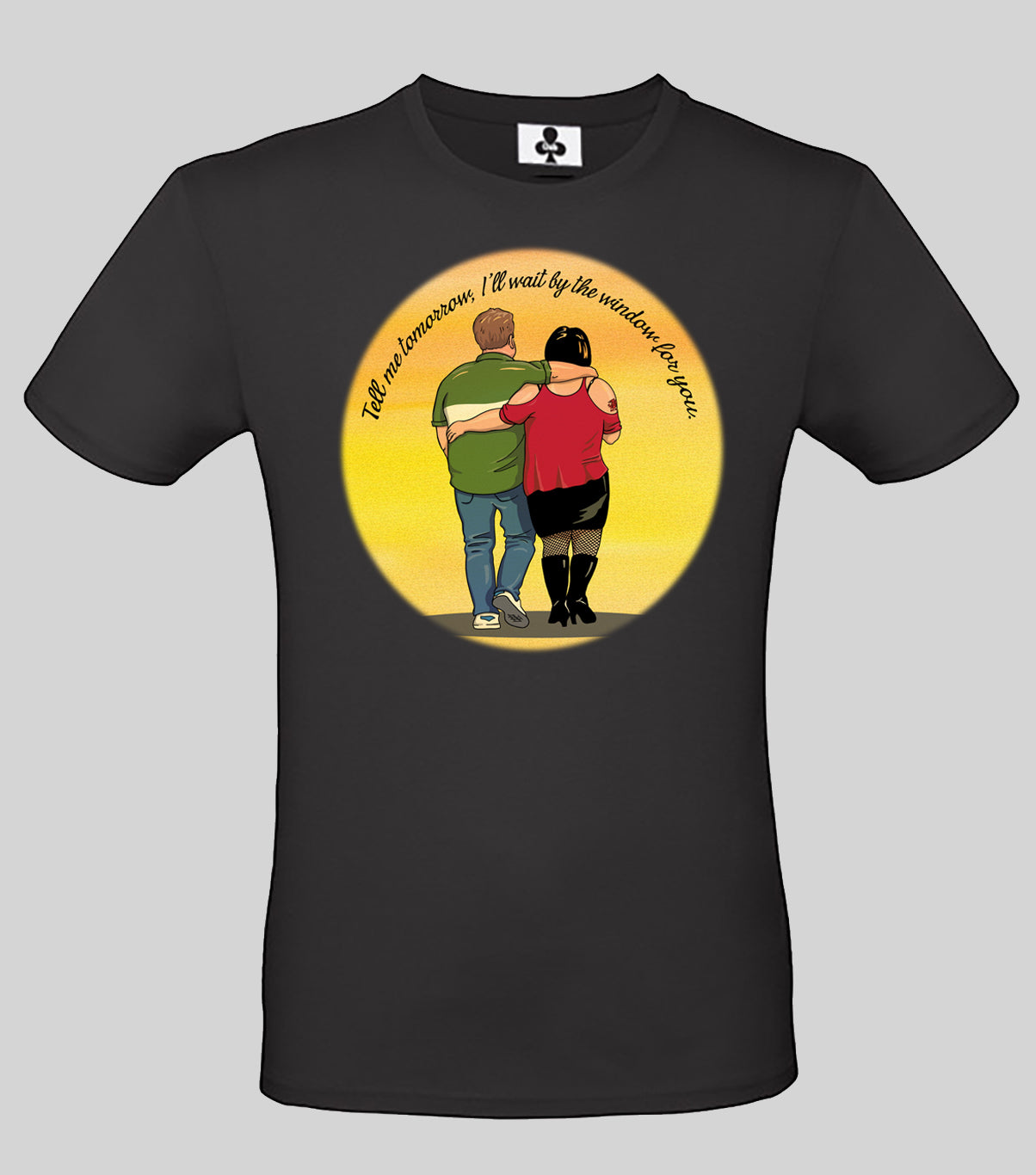 0135 - Tell Me Tomorrow T-Shirt (Black)