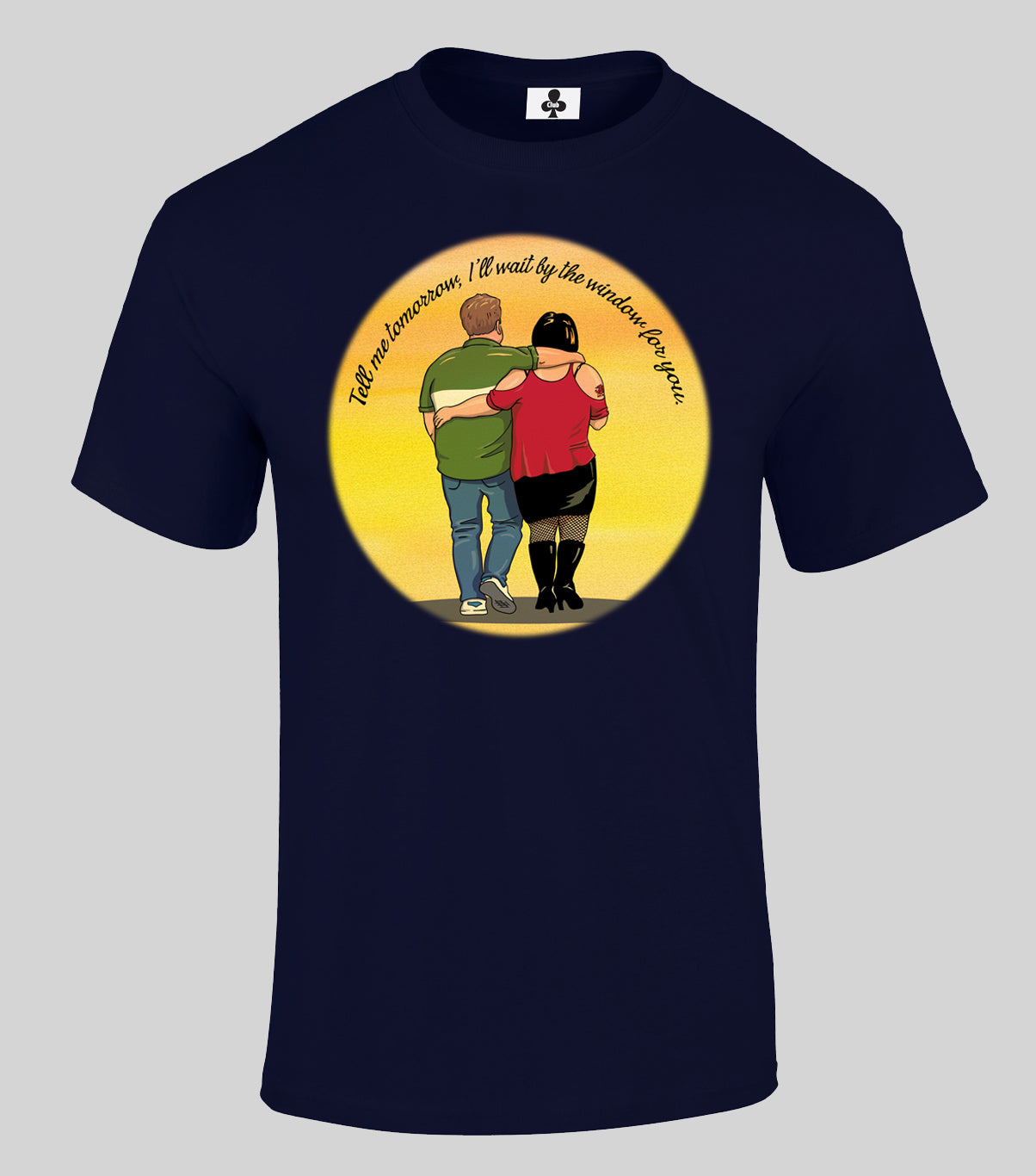 0135 - Tell Me Tomorrow T-Shirt (Black)