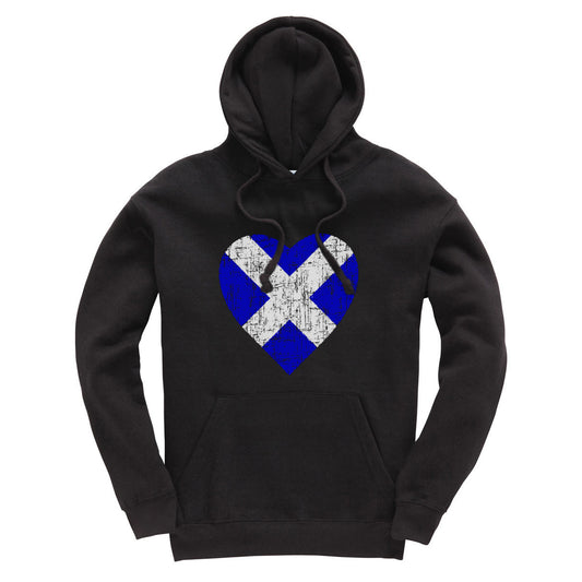 0147 - Saltire Heart (Black)