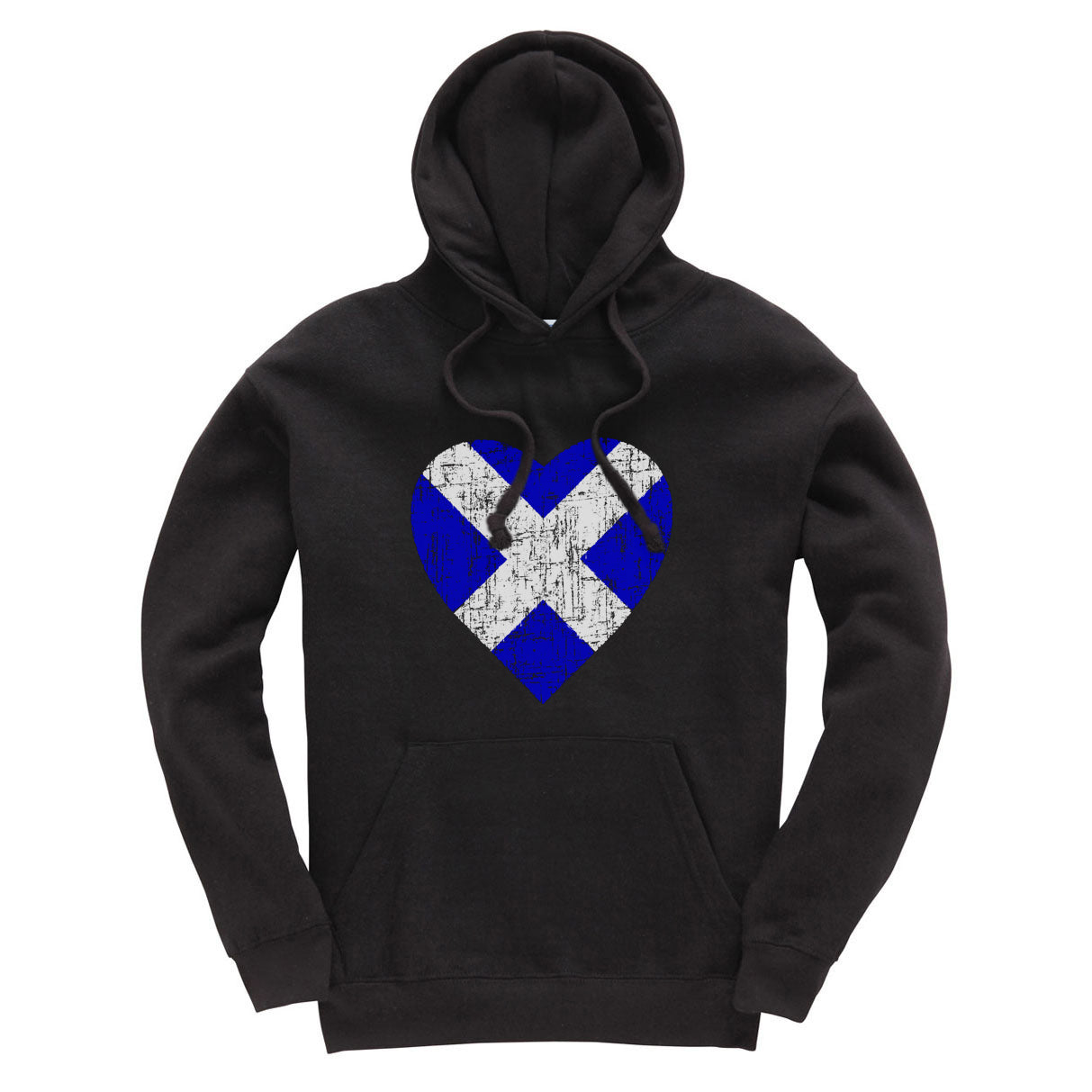 0175 - Saltire Heart (Black)
