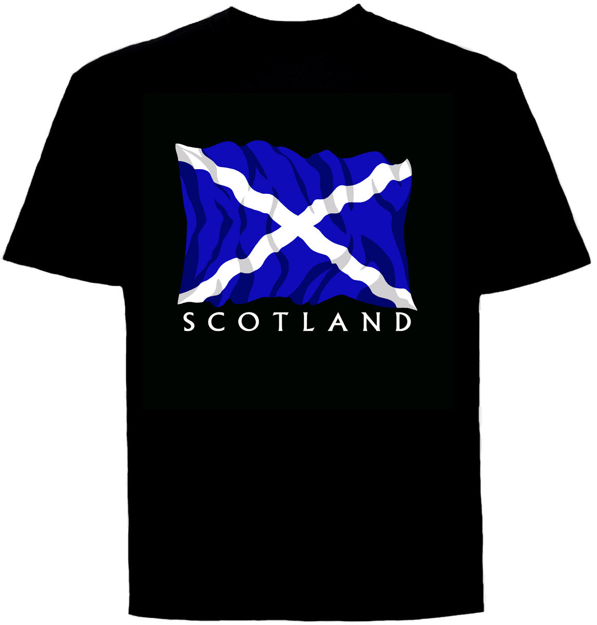 0136 - Scotland Saltire (Black)