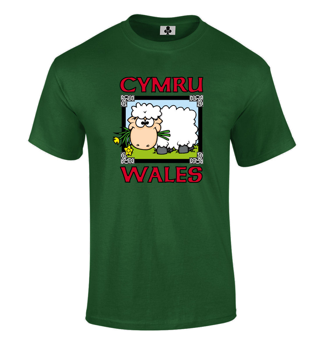 0132 - Sheep Pic (Bottle Green)