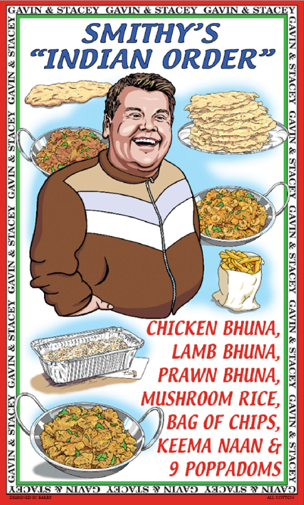 0395 - Smithy Indian Order Tea Towel