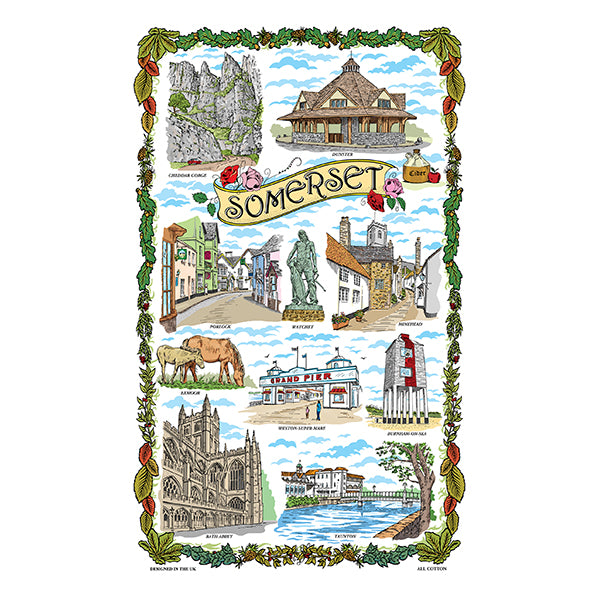 0335 - Somerset County Tea Towel