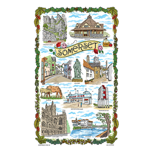 0335 - Somerset County Tea Towel