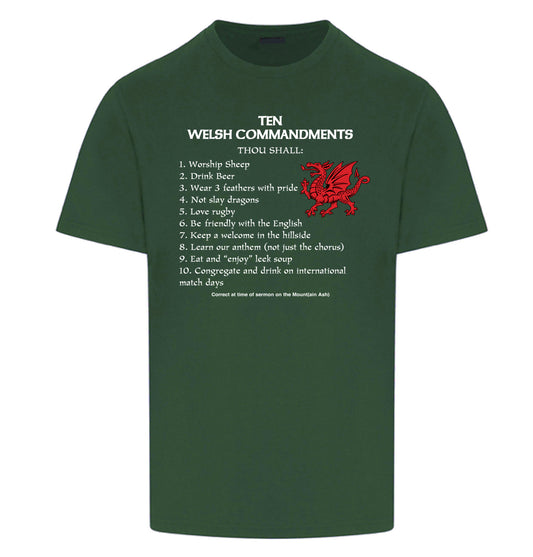 0105 - Ten Commandments (Bottle Green)