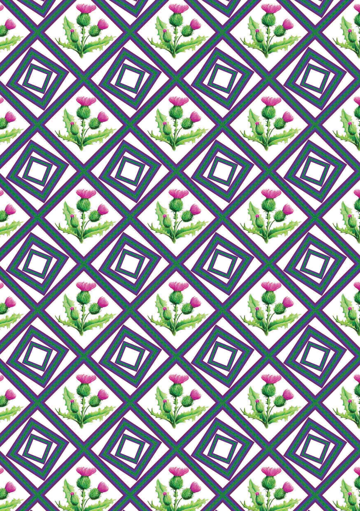 0630 - Thistle Pattern