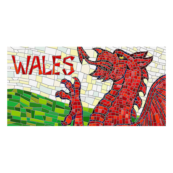 0553 - Wales Dragon Mosaic